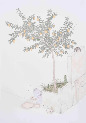work_image_Persimmon tree_Yerang Hwang